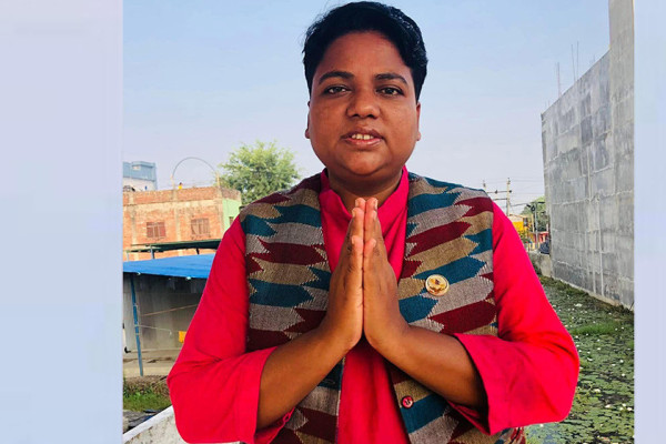 प्रत्यक्षमा एक्ली दलित महिला उम्मेदवार